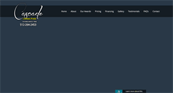 Desktop Screenshot of cascadecustompools.com
